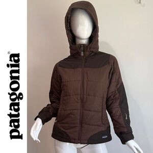 Patagonia Women's Rubicon Rider Insulated Puffer Ski Snowboard Jacket Brown